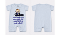 Full Length Bodysuit (Romper): Premium Cotton Blue "Chota Bacha Ghousla" Graphic Casual Essentials and Active Playwear