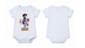 Short-Sleeve BodySuit: Premium Cotton Blue "Sonic Crew" Graphic Casual Essentials and Active Playwear