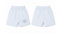 Shorts: Premium Cotton Light Blue "Dream Big" Graphic Casual Essentials and Active Playwear